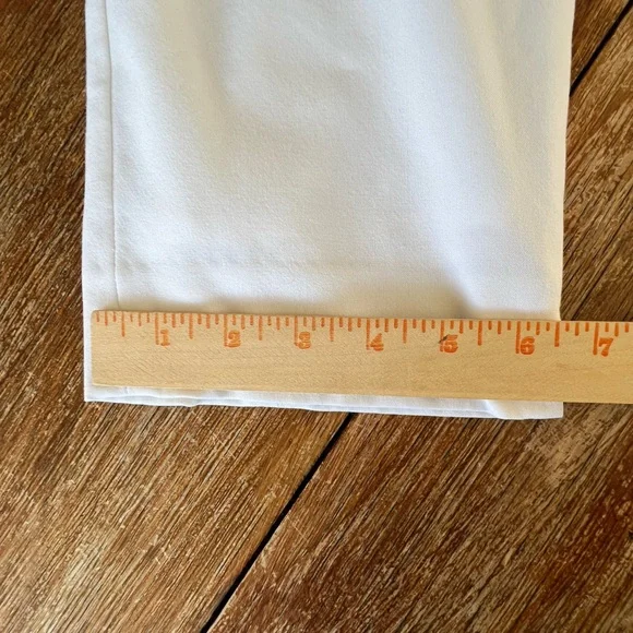Talbots Heritage Women’s Petite White Cropped Pants Capri Lined Size 8P - Picture 13 of 15